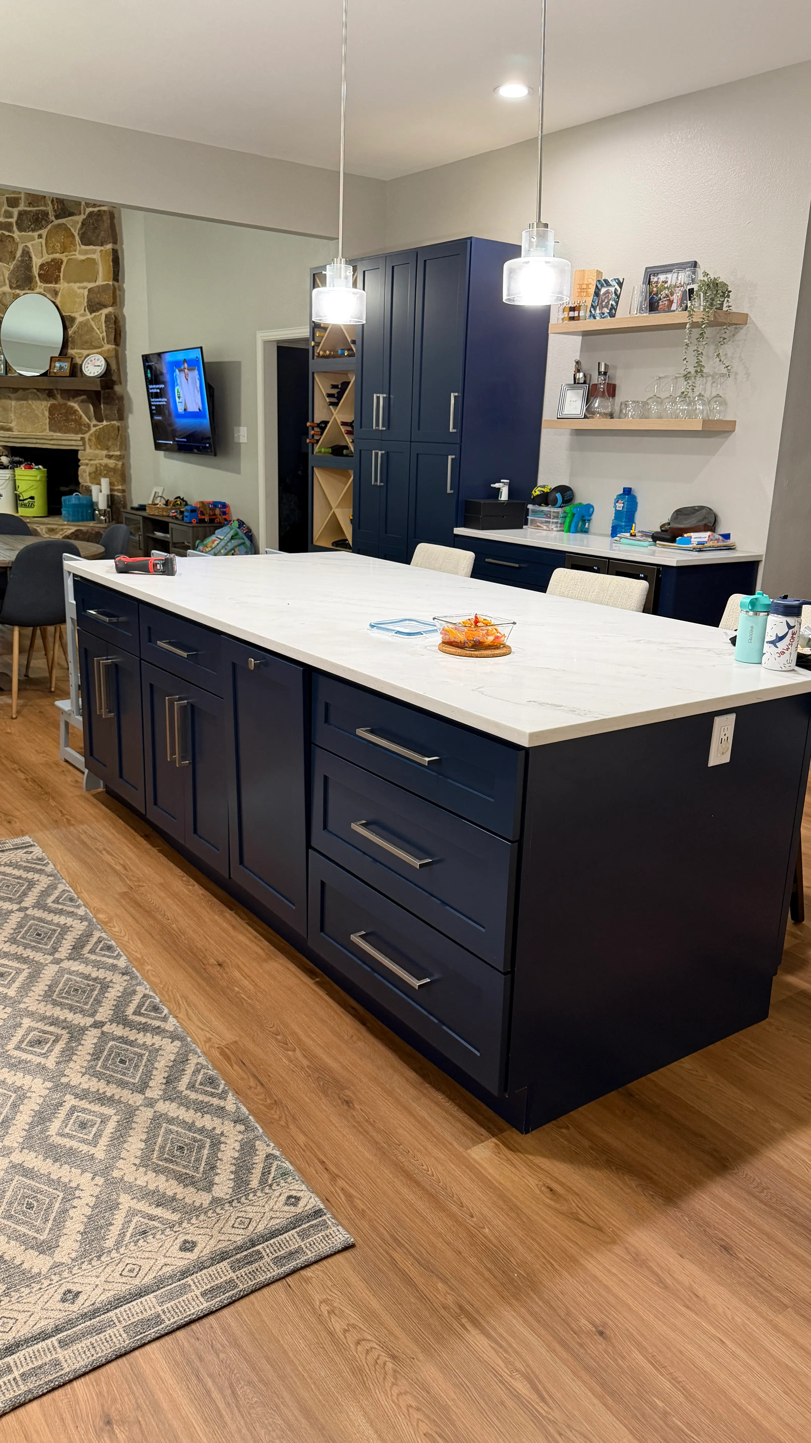 Custom garage storage cabinet system in Arlington TX